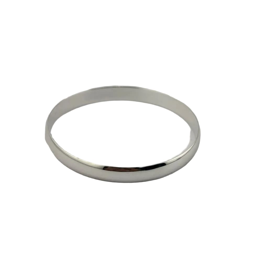 925 Sterling Silver Plain Bangle/Kada