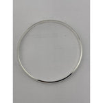 925 Sterling Silver Plain Thin Bangle/Kada – view 2