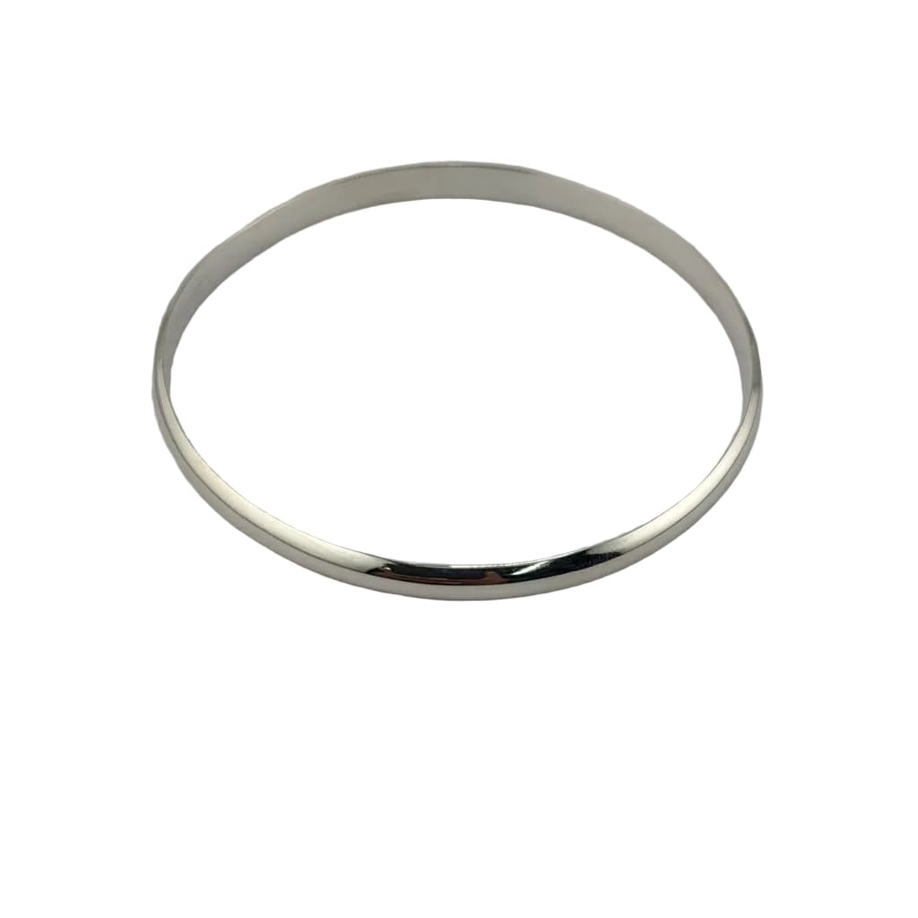 925 Sterling Silver Plain Thin Bangle/Kada