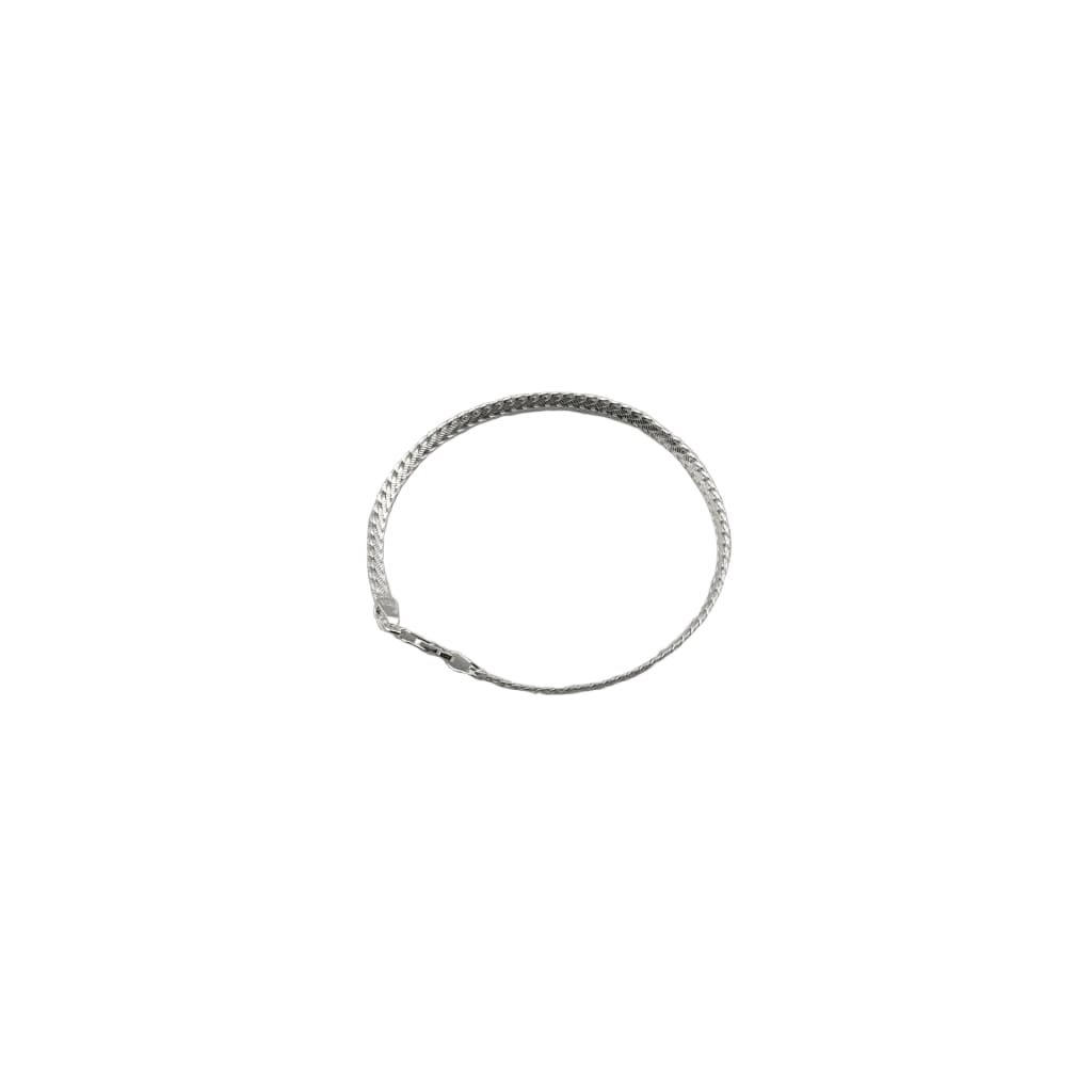 925 Sterling Silver Rope Chain Bracelet – Slim Twisted