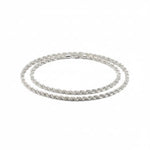 925 Sterling Silver Rope Chain Necklace – Diamond Cut