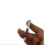 925 Sterling Silver Screw Motif Bangle/Kada – view 6