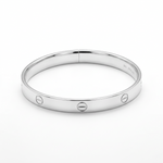 925 Sterling Silver Screw Motif Bangle/Kada – view 2
