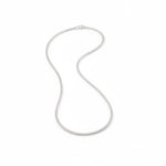 925 Sterling Silver Slim Curb Chain Necklace – Minimal