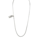 925 Sterling Silver Snake Chain Necklace – Smooth Flat