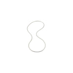 925 Sterling Silver Snake Chain Necklace – Smooth Flat