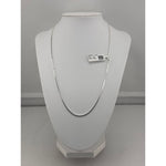 925 Sterling Silver Snake Chain Necklace – Smooth Flat