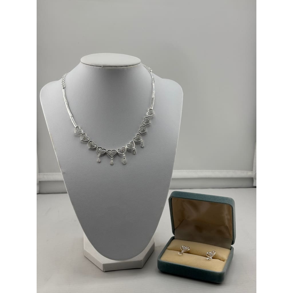 925 Sterling Silver Statement Circle Link Necklace