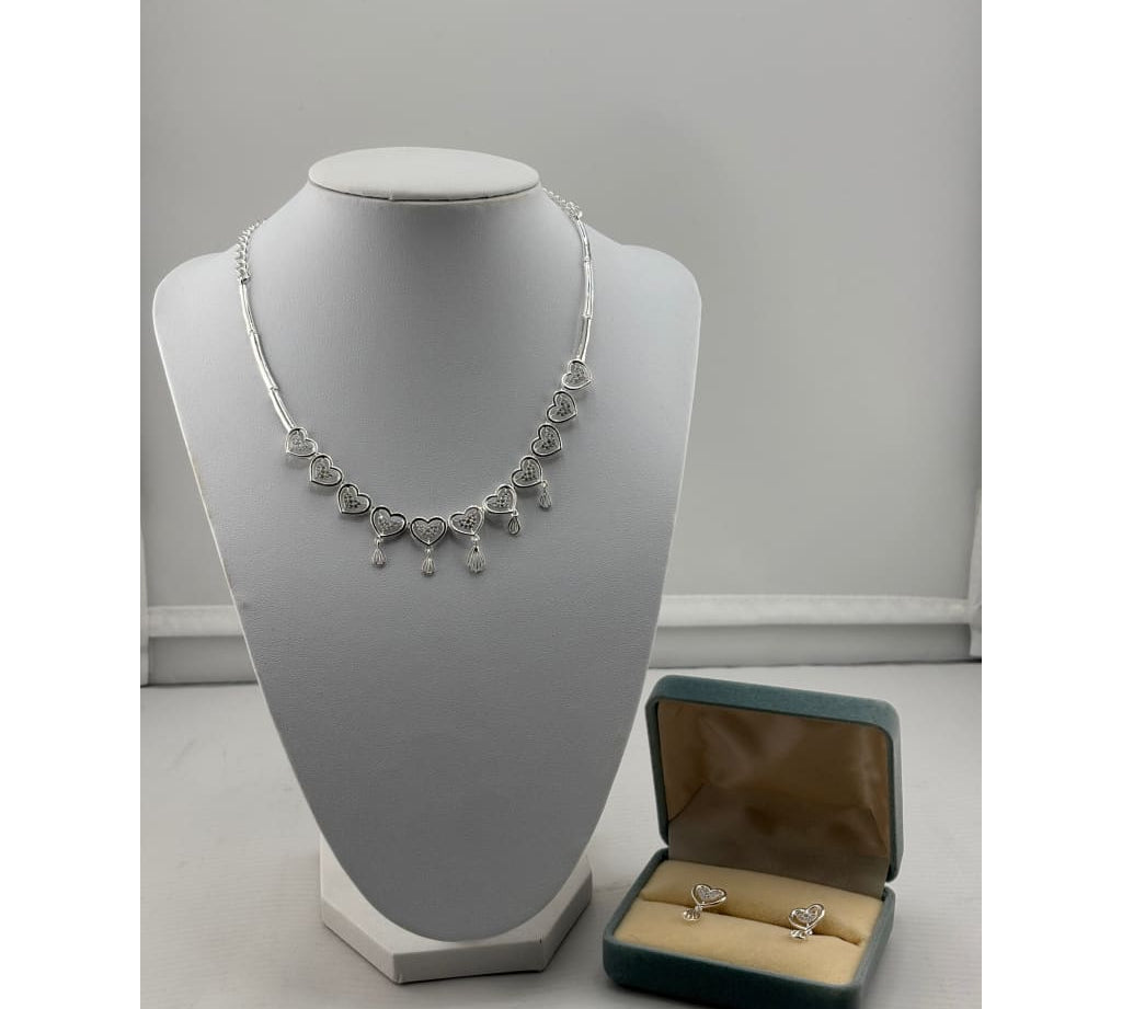 925 Sterling Silver Statement Circle Link Necklace