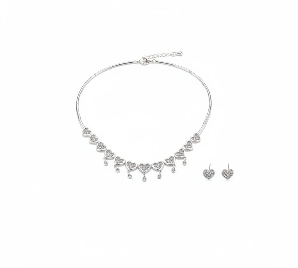 925 Sterling Silver Statement Circle Link Necklace