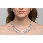 925 Sterling Silver Statement Circle Link Necklace