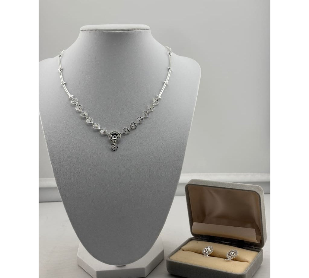 925 Sterling Silver Statement Circle Link Necklace