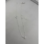 925 Sterling Silver Sunburst Charm Anklet with Green CZ