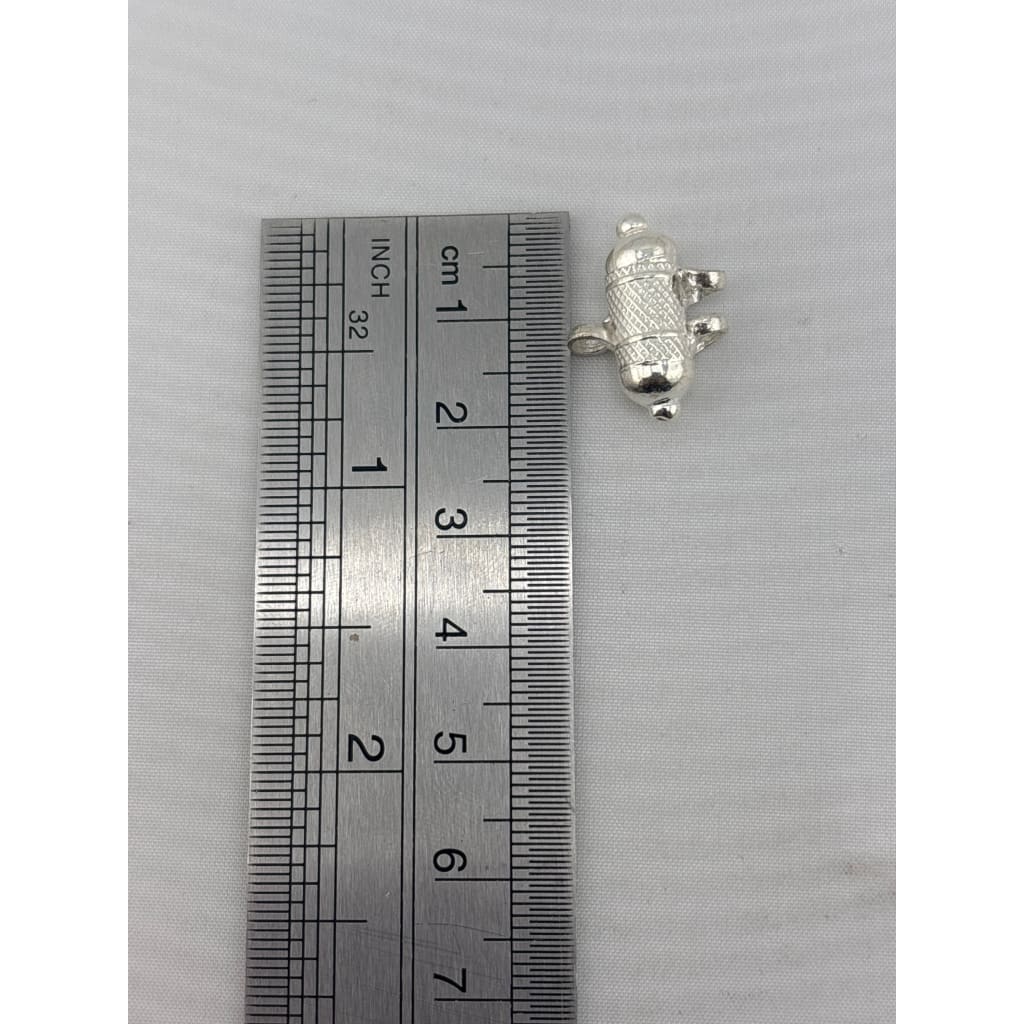 925 Sterling Silver Taweez Pendant – Barrel Capsule Amulet – view 8