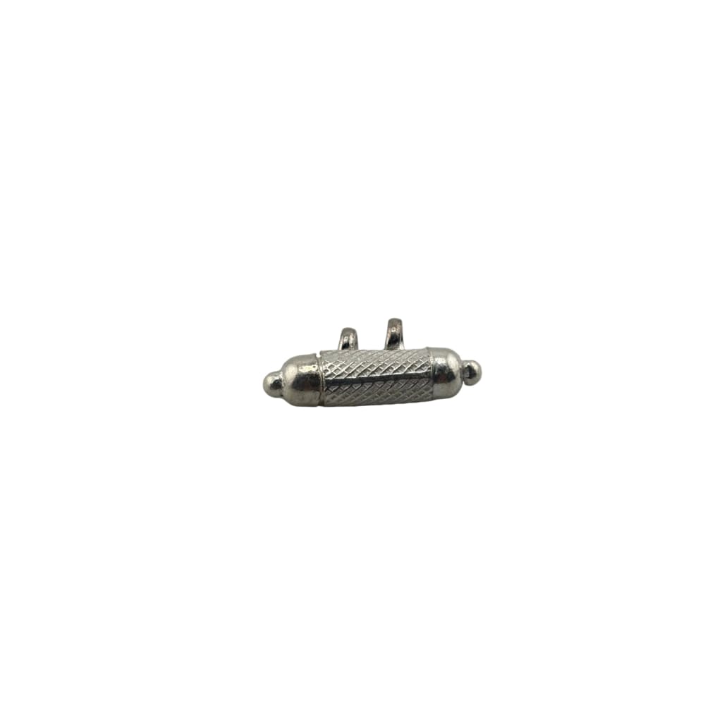 925 Sterling Silver Taweez Pendant – Barrel Capsule Amulet – view 2