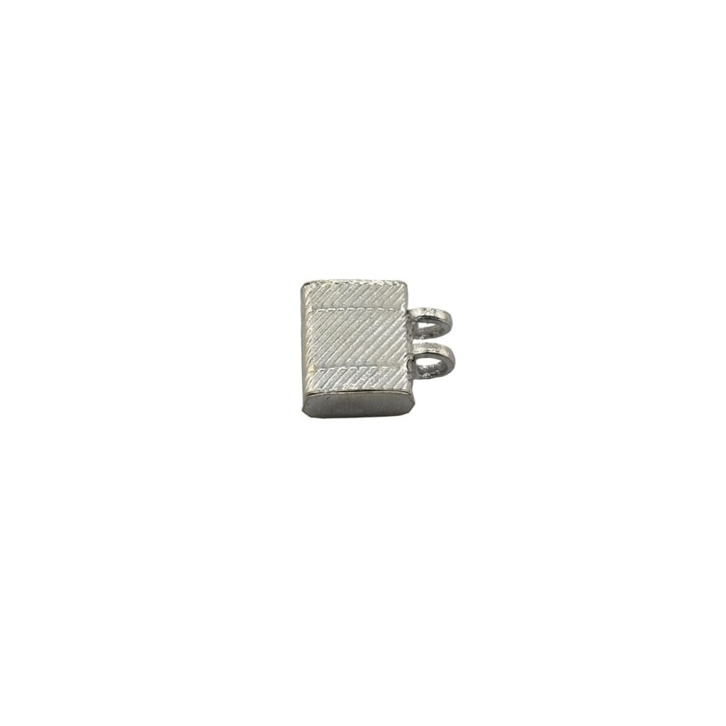 925 Sterling Silver Taweez Pendant – Rectangular Box Amulet