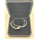 925 Sterling Silver Twist Knot CZ Women’s Bracelet | 9g