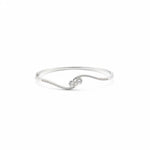 925 Sterling Silver Twist Knot CZ Women’s Bracelet | 9g