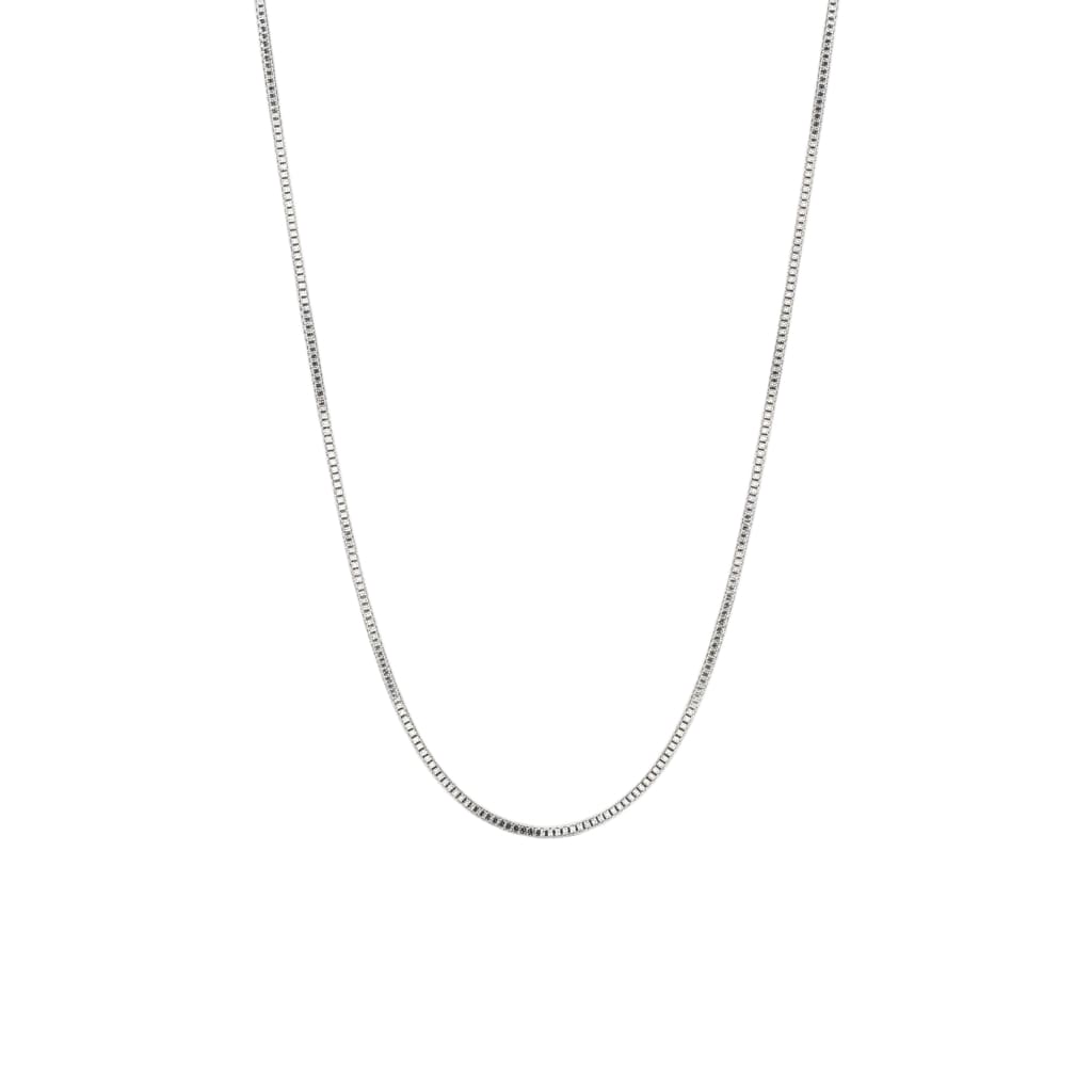 925 Sterling Silver Wheat Chain Necklace – Flat Spiga