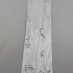 Beaded Snake Chain Silver Anklet – 925 – Adjustable – Weight:26g