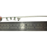 Silver Krishna Basuri Extra Large Pooja Piece (18cm) – view 7
