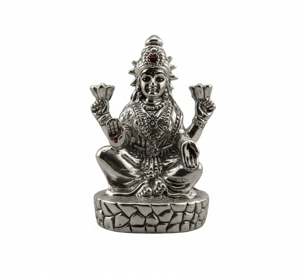 (99.9 % purity) Pure Silver Goddess Lakshmi Idol 22gm –
