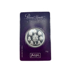 Full original front view of 10g 999 fine silver Ashta Lakshmi coin