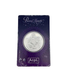 10g 999 fine silver Guru Nanak coin in original packaging