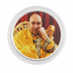 999 fine silver Guruji blessing coin, 10 grams