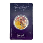 10g 999 fine silver Guruji blessing coin in original packaging