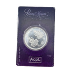 10g 999 fine silver Lakshmi and Ganesha coin in original packaging