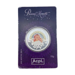 10g 999 fine silver newborn baby coin in original packaging