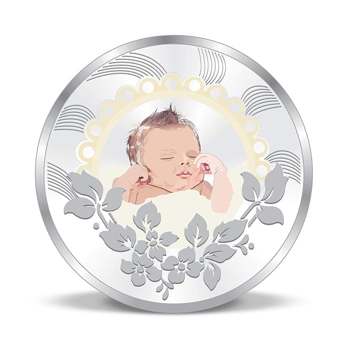 999 Fine Silver Newborn Baby Keepsake Coin – 10g - Coin