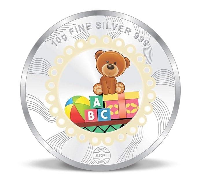 999 Fine Silver Newborn Baby Keepsake Coin – 10g - Coin