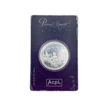 10g 999 fine silver Saraswati Lakshmi and Ganesha coin in original packaging
