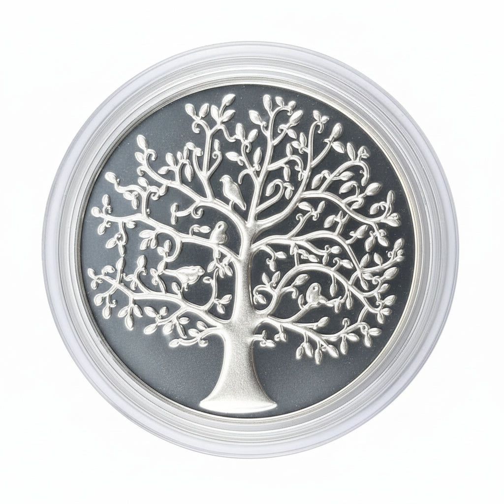 999 fine silver Tree of Life coin, 10 grams