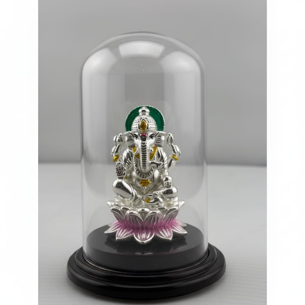 999 Pure Silver (99.9 % silver purity) Ganesha Idol