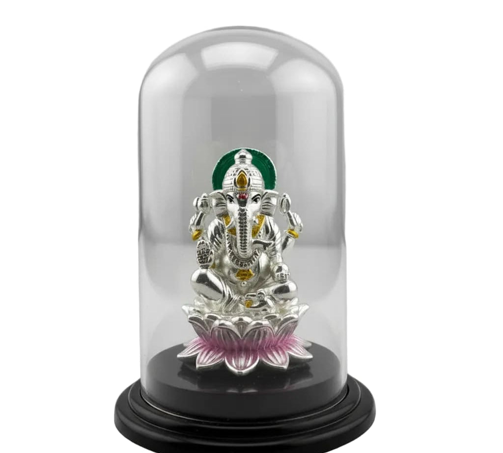 999 Pure Silver (99.9 % silver purity) Ganesha Idol