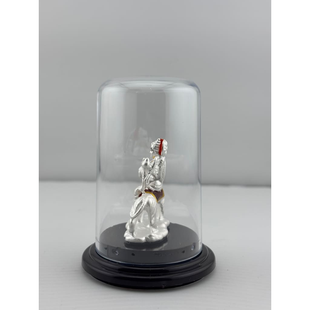 999 Pure Silver Ambemata Idol 7gm – Divine Amba Murti for Navratri & Temple Décor
