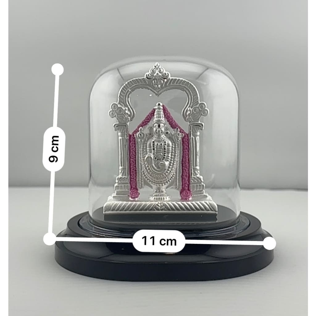999 Pure Silver Balaji Idol 12gm – Lord Venkateswara Murti for Temple & Gifting