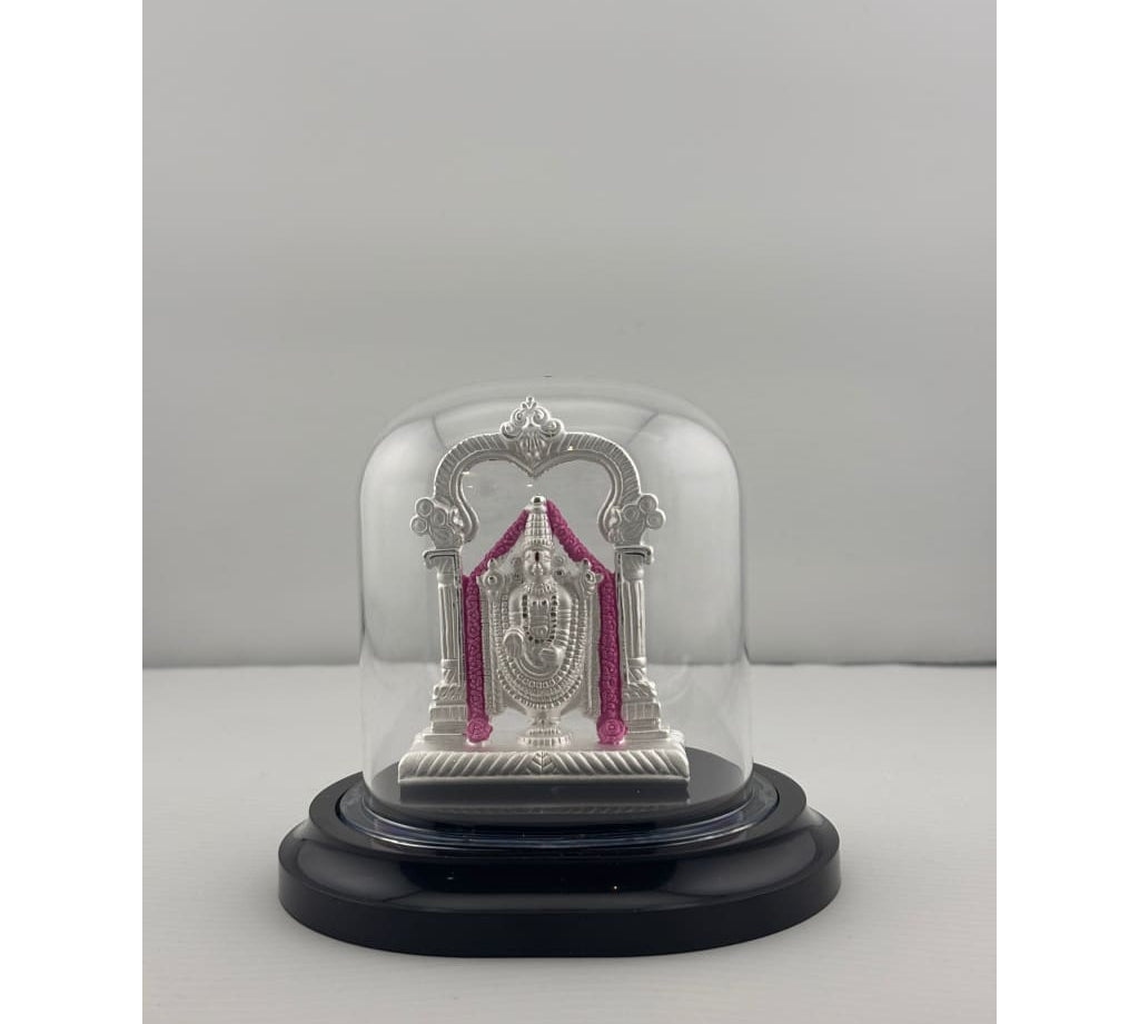 999 Pure Silver Balaji Idol 12gm – Lord Venkateswara Murti for Temple & Gifting