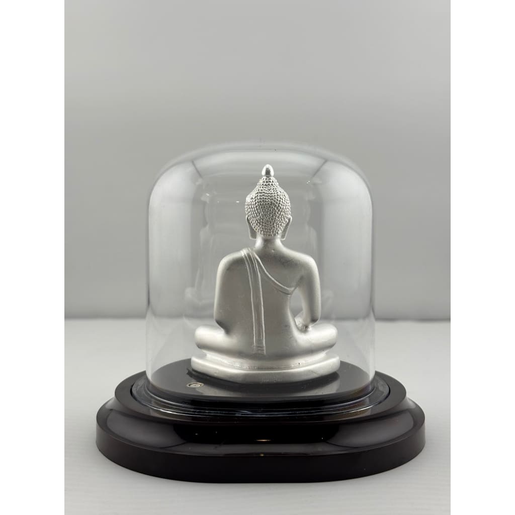 999 Pure Silver Buddha Idol – Serene Gautam Buddha Murti for Peace & Meditation