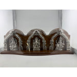 999 Pure Silver Ganesh, Lakshmi & Saraswati Idol 155gm – Divine Trio Murti for Diwali & Temple