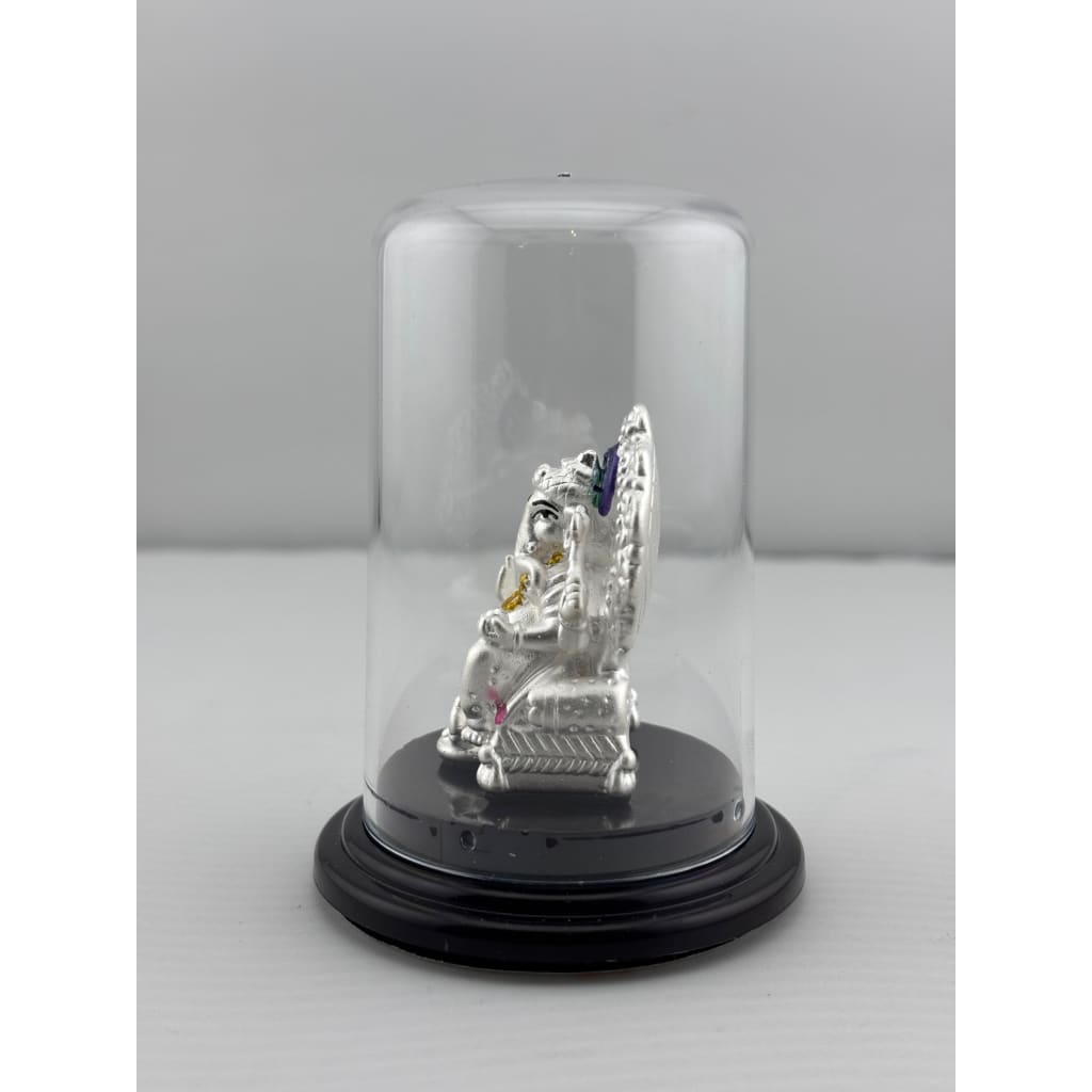 999 Pure Silver Ganesha Idol 11gm – Ganpati Murti for Home Mandir & Gifting