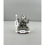 999 Pure Silver Ganesha Idol Design 2 24gm – Divine Ganpati Murti for Home Mandir & Gifting