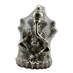 999 Pure Silver Ganesha Idol Design 3 20gm – Divine Ganpati Murti for Home Mandir & Gifting