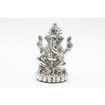 999 Pure Silver Ganesha Idol Design 3 20gm – Divine Ganpati Murti for Home Mandir & Gifting