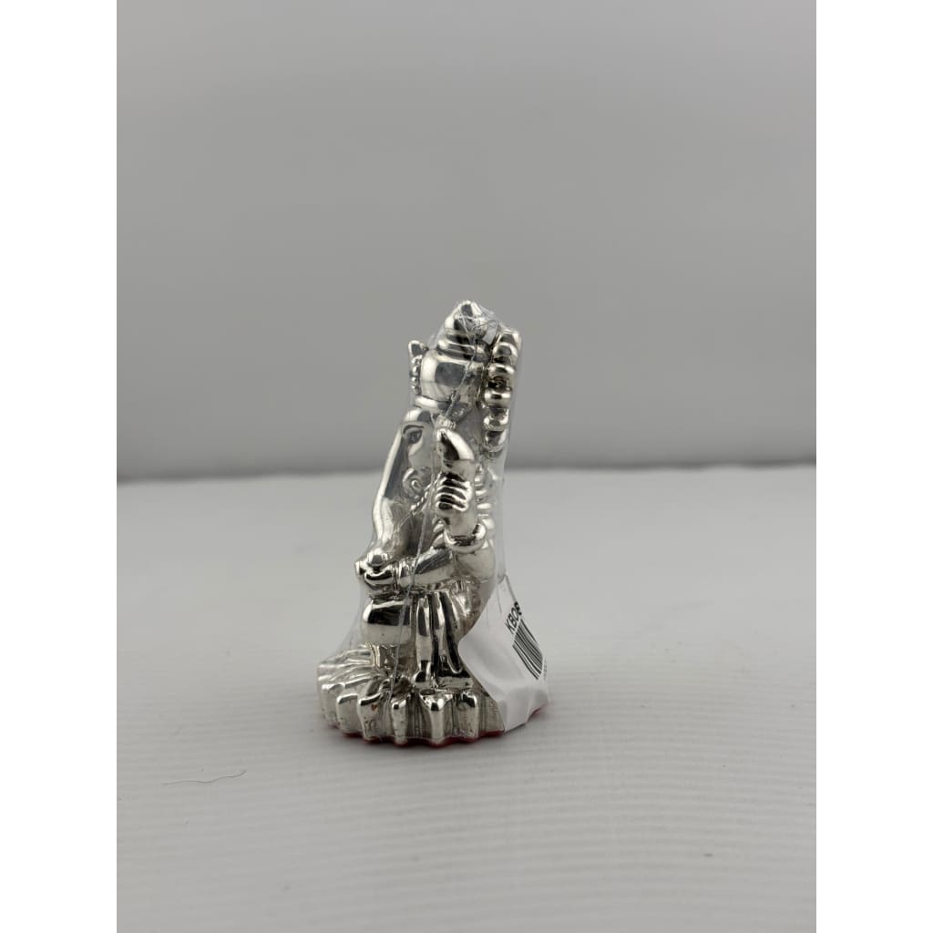 999 Pure Silver Ganesha Idol Design 3 20gm – Divine Ganpati Murti for Home Mandir & Gifting