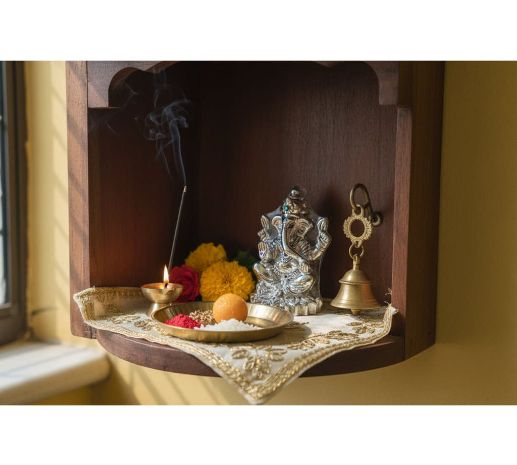 999 Pure Silver Ganesha Idol Design 3 20gm – Divine Ganpati Murti for Home Mandir & Gifting