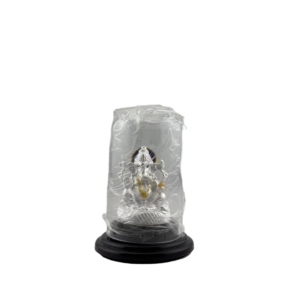 999 Pure Silver Ganesha Idol Design 4 6gm – Divine Ganpati